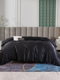 SilkSilky-FR 25Momme Pure Soie Duvet Cover Noir 003