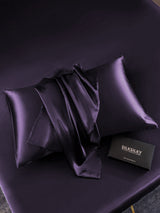 [Violet Foncé] SilkSilky-FR 30Momme Taies d'Oreiller 004