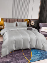 [Argent] SilkSilky-FR 22Momme Pure Soie Bedding Set 004,