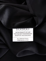 [Noir] SilkSilky-FR 19Momme Parure de Lit Soie 008