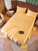 [Champagne] SilkSilky-FR 25Momme Parure de Lit Soie 004