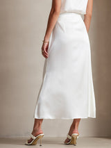 [Blanc] SilkSilky-FR 19Momme Jupes 002