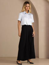 [Noir] SilkSilky-FR Womens Pants 007