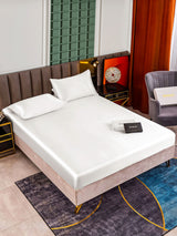 [Blanc] SilkSilky-FR 25Momme Parure de Lit Soie 001
