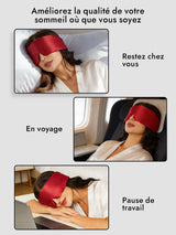 [Rouge Vineux] SilkSilky-FR Masques pour les Yeux 006