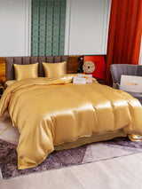 [Champagne] SilkSilky-FR Parure de Lit Soie 005