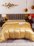 SilkSilky FR 19Momme Pure Soie Duvet Cover Champagne 002