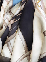 [P087] SilkSilky-FR Pure Soie Scarf 003