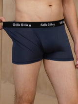 [Bleu Foncé] SilkSilky-FR Mens Underwear 001