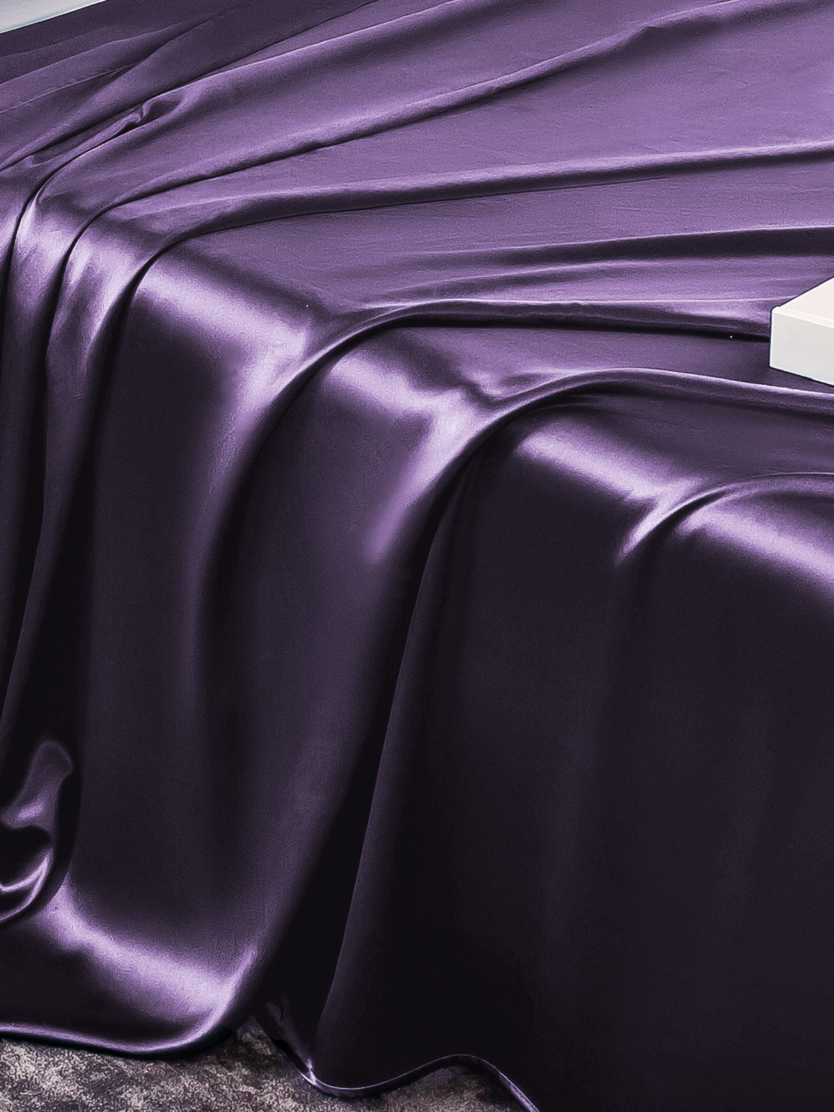 [Violet Foncé] SilkSilky-FR 22Momme Pure Soie Bedding Set 005,