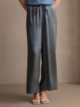 [Bleu Grisâtre] SilkSilky-FR Femme Pantalons 001