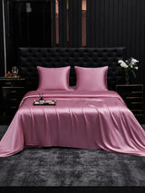 [Mauve Pâle] SilkSilky-FR Parure de Lit Soie 002