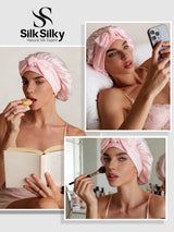 [Rose Clair] SilkSilky-FR Bonnets de Nuit 005