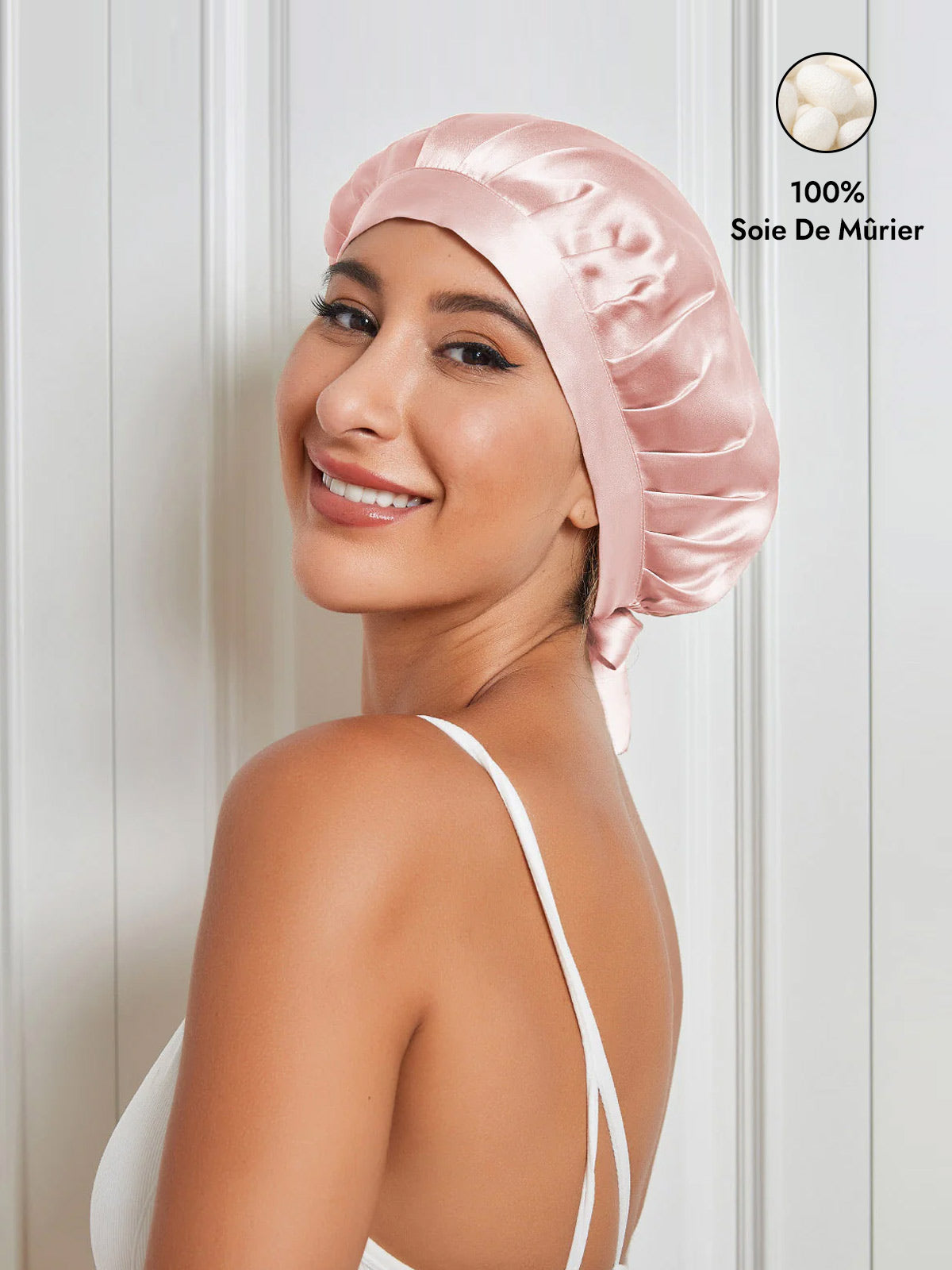 [Rose] SilkSilky-FR Bonnets de Nuit 001