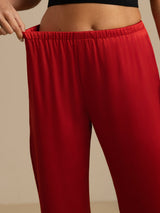 [Rouge Vineux] SilkSilky-FR Women's Sleep Pants 005