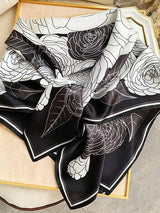 [P075] SilkSilky-FR Pure Soie Scarf 002