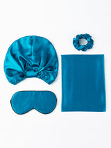 [Bleu Royal] SilkSilky-FR 22Momme Pure Soie Pillowcase Set 001