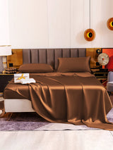 [Café] SilkSilky-FR 19Momme Parure de Lit Soie 005