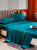 [Bleu Royal] SilkSilky-FR 22Momme Pure Soie Bedding Set 003,