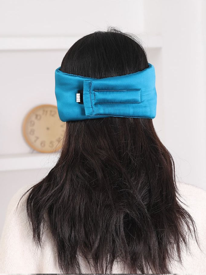 [Bleu Royal] SilkSilky-FR 19Momme Pure Soie Eye Mask 003