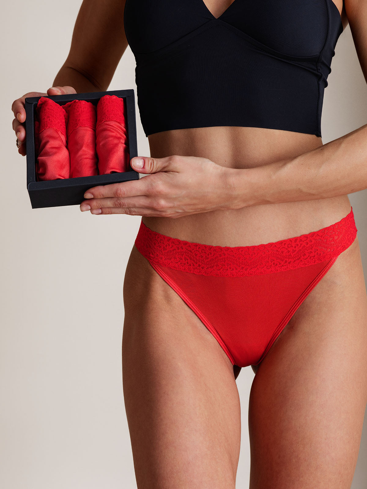 [Rouge] SilkSilky-FR Soie Tricotée Panty 002