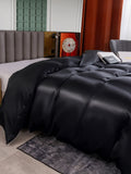 SilkSilky-FR 25Momme Pure Soie Duvet Cover Noir 002