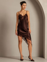 [Brun] SilkSilky-FR Soie Dress 006