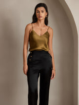 [Noir] SilkSilky-FR Femme Pantalons 006