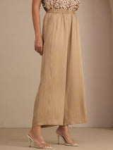 [Curry] SilkSilky-FR Womens Pants 001