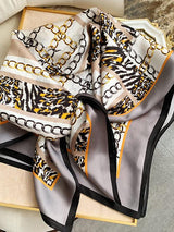 [P076] SilkSilky-FR Pure Soie Scarf 002