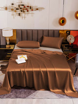 [Café] SilkSilky-FR 19Momme Parure de Lit Soie 002
