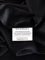 [Noir] SilkSilky-FR 25Momme Parure de Lit Soie 006