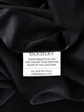 SilkSilky FR 22Momme Pure Soie Bedding Set Noir 007