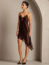 [Brun] SilkSilky-FR Soie Dress 008