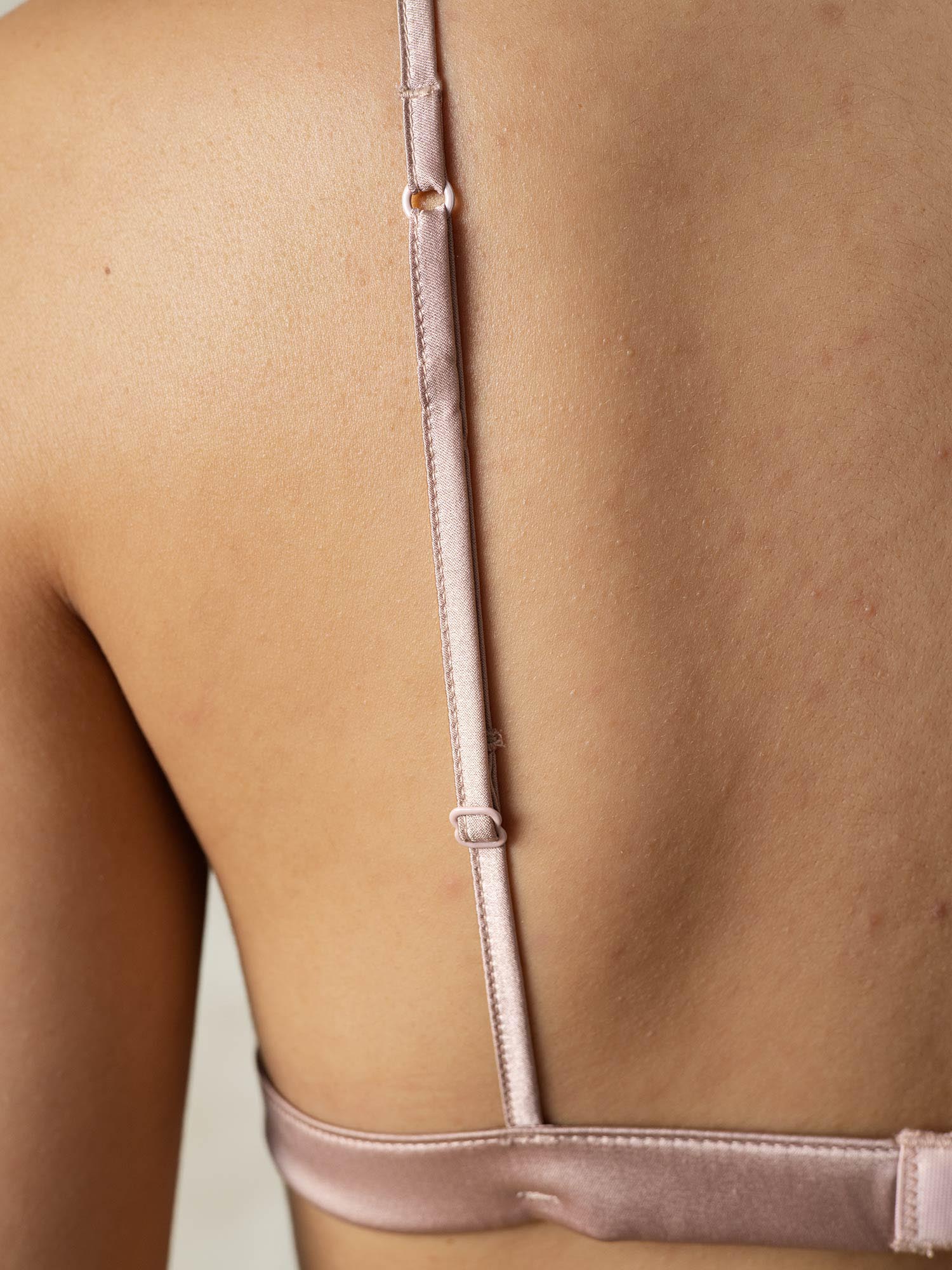 [Mauve Pâle] SilkSilky-FR Soie Tricotée Bra 006