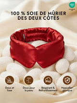 [Rouge Vineux] SilkSilky-FR Masques pour les Yeux 002