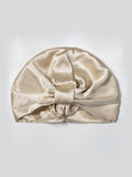 SilkSilky-FR Pure Soie Sleep Cap Beige 005