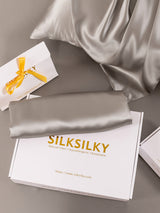 [Gris] SilkSilky-FR Taies d'Oreiller 006