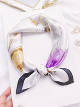 [P047] SilkSilky-FR Pure Soie Scarf 001
