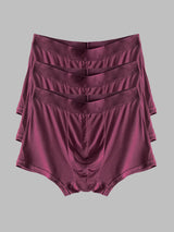 [Rouge Vineux] SilkSilky-FR Homme Sous-vêtements 006
