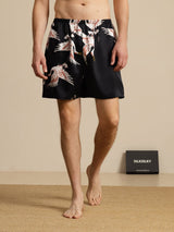 [Noir] SilkSilky-FR Mens Sleep Bottoms 003