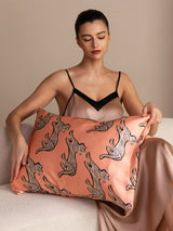 [Chat Rose] SilkSilky-FR Taies d'Oreiller 001
