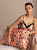 [Chat Rose] SilkSilky-FR Taies d'Oreiller 004