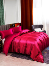 [Rouge Vineux] SilkSilky-FR 25Momme Parure de Lit Soie 003