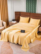 [Champagne] SilkSilky-FR 25Momme Parure de Lit Soie 002