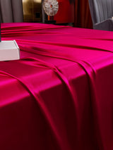 [Rouge Vineux] SilkSilky-FR 25Momme Parure de Lit Soie 006