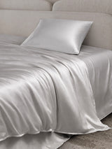 [Argent] SilkSilky-FR Parure de Lit Soie 003