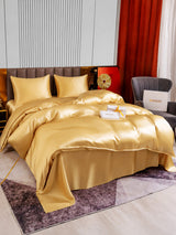 [Champagne] SilkSilky-FR Parure de Lit Soie 003