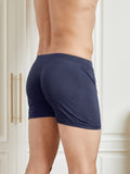 SilkSilky FR Soie Tricotée Mens Underwear BleuFoncé 005