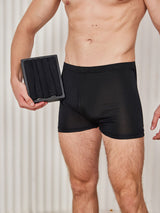 [Noir] SilkSilky-FR Homme Sous-vêtements 001